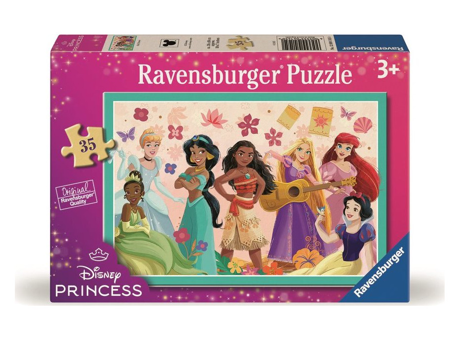 RAVENSBURGER Puzzle Disney Princess 35 dielikov