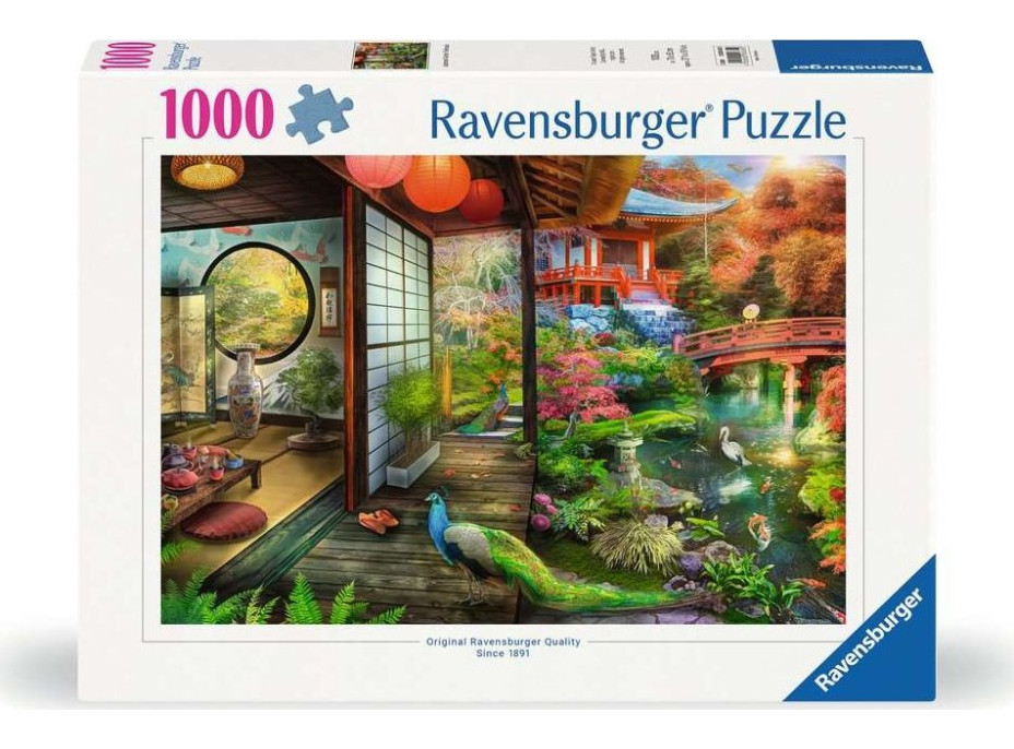 RAVENSBURGER Puzzle Japonská záhrada 1000 dielikov