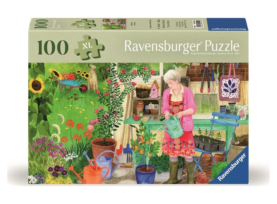 RAVENSBURGER Puzzle Záhradničenie XXL 100 dielikov