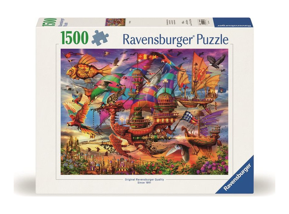 RAVENSBURGER Puzzle Mystická lietajúca loď 1500 dielikov