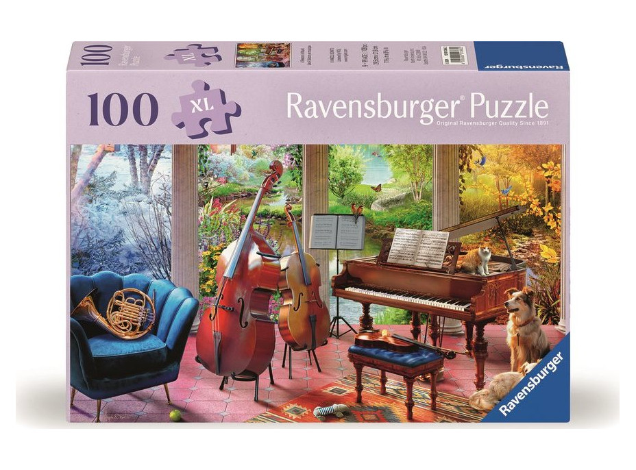 RAVENSBURGER Puzzle Hudba štyroch ročných období XXL 100 dielikov