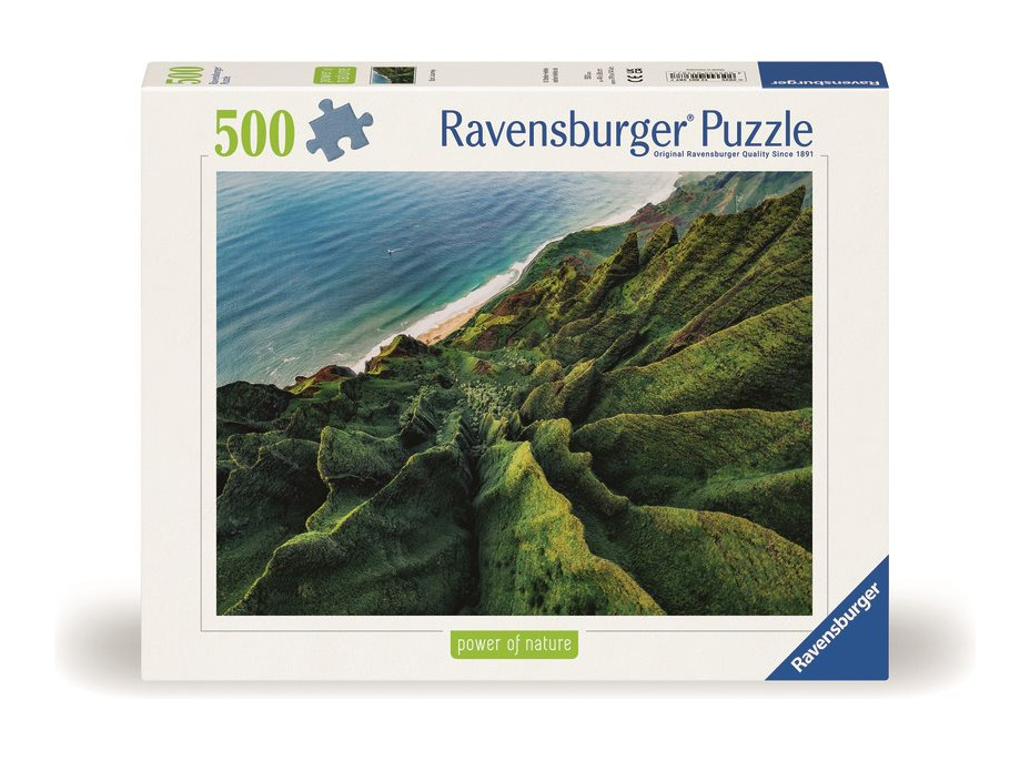 RAVENSBURGER Puzzle Dych vyrážajúci pohľad 500 dielikov