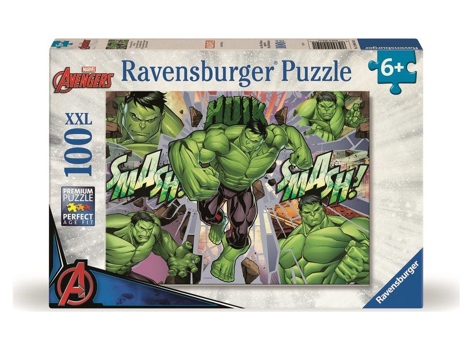 RAVENSBURGER Puzzle Marvel: Hulk XXL 100 dielikov