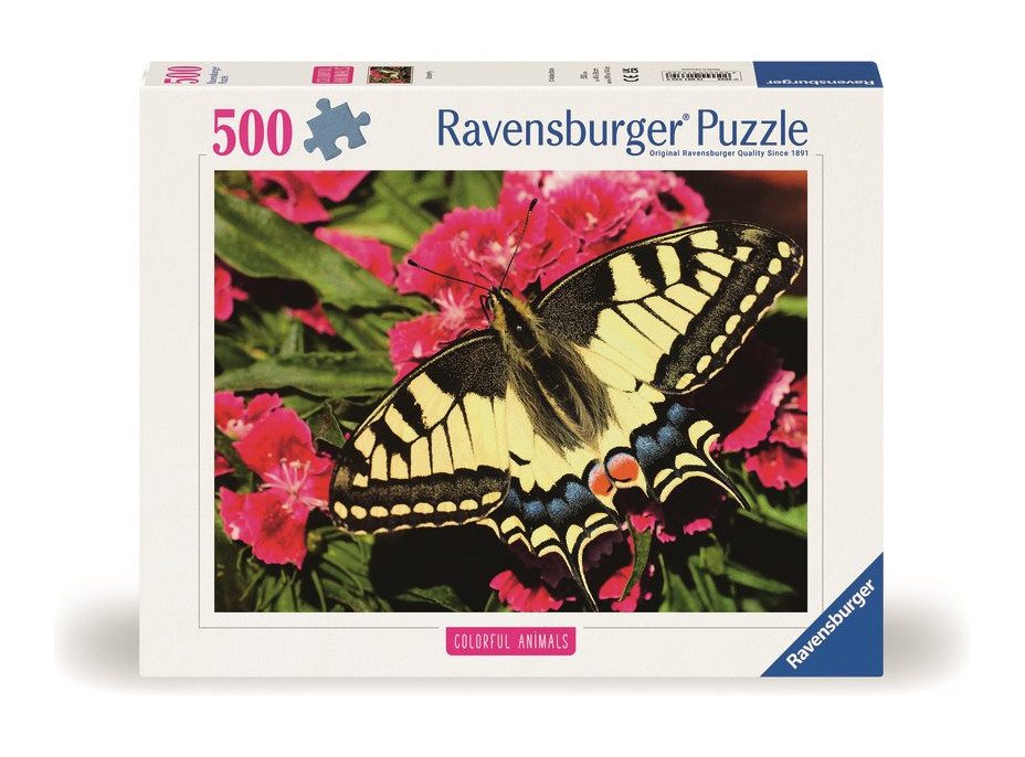 RAVENSBURGER Puzzle Krásny motýlik 500 dielikov