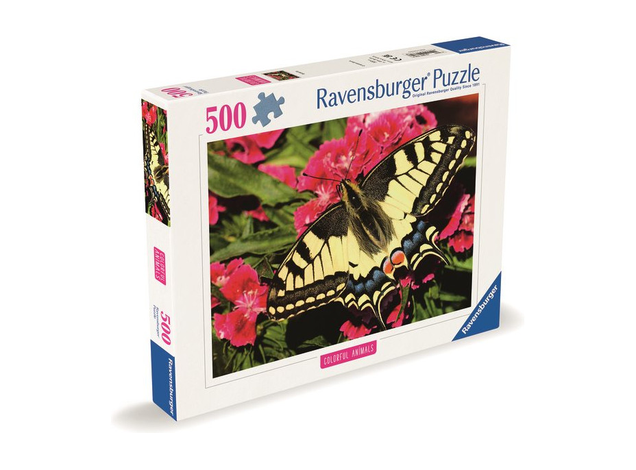 RAVENSBURGER Puzzle Krásny motýlik 500 dielikov