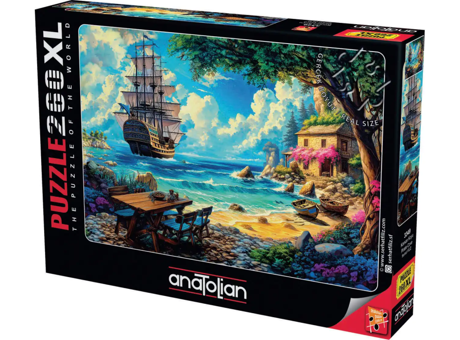 ANATOLIAN Puzzle Pirátska zátoka XL 260 dielikov