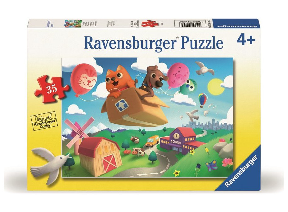 RAVENSBURGER Puzzle Letíme! 35 dielikov