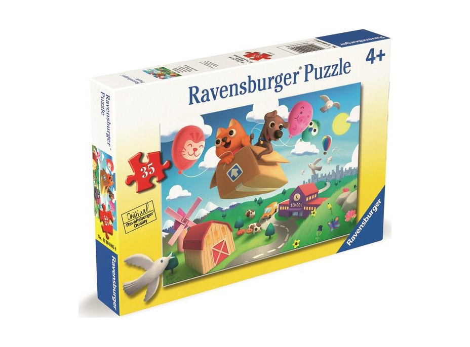 RAVENSBURGER Puzzle Letíme! 35 dielikov