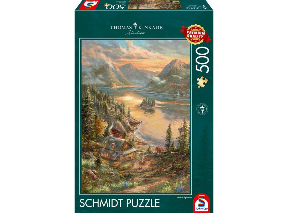 SCHMIDT Puzzle Pohľad na jazero 500 dielikov