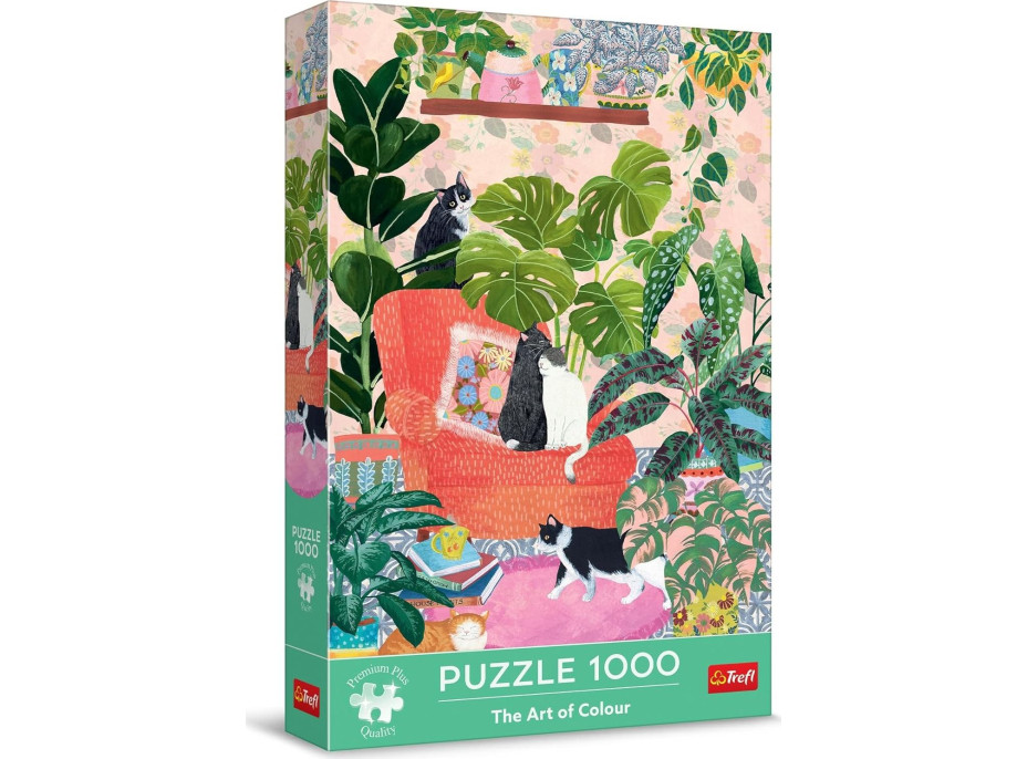 TREFL Puzzle Premium Plus Art of Colour: Sladký domov 1000 dielikov