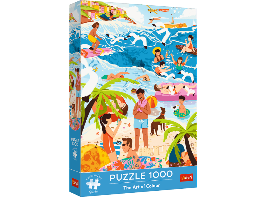 TREFL Puzzle Premium Plus Art of Colour: V horúcom lete 1000 dielikov