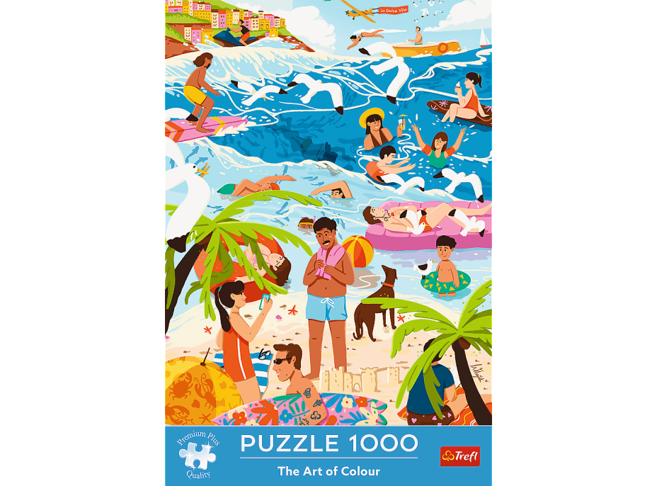 TREFL Puzzle Premium Plus Art of Colour: V horúcom lete 1000 dielikov