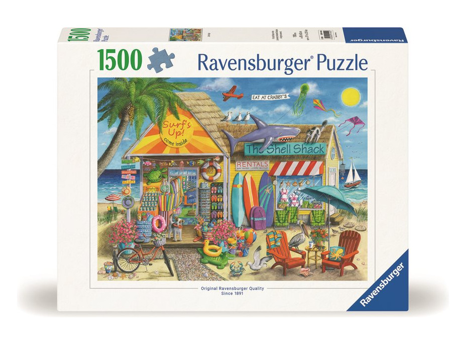 RAVENSBURGER Puzzle Surferský stánok 1500 dielikov