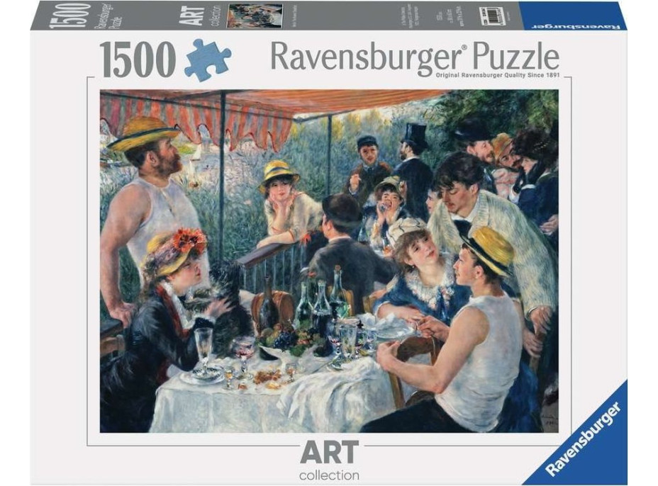 RAVENSBURGER Puzzle Raňajky veslárov 1500 dielikov