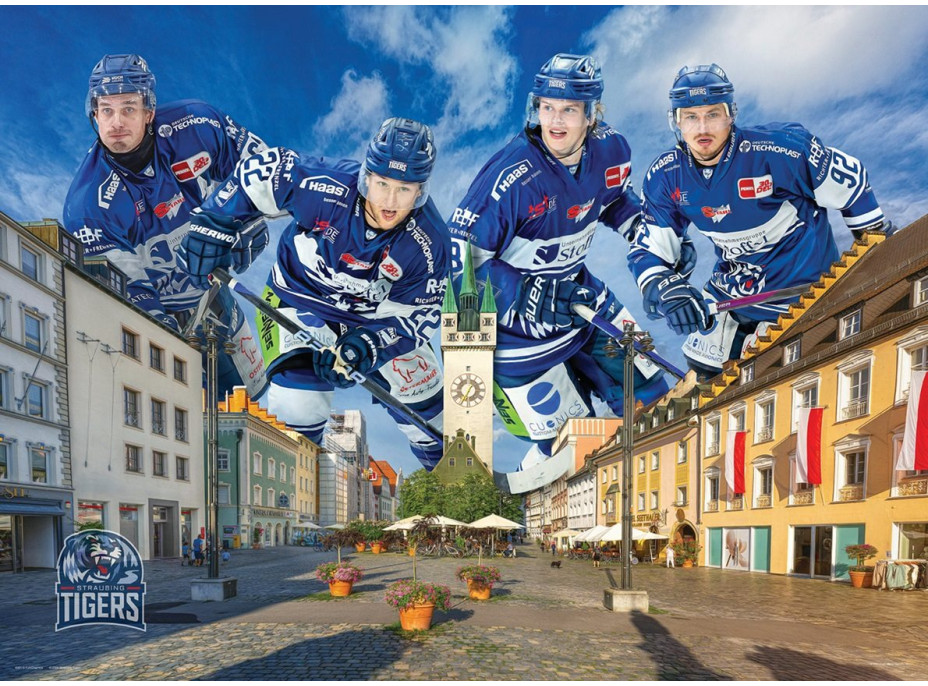 EUROGRAPHICS Puzzle Straubing Tigers 1000 dielikov