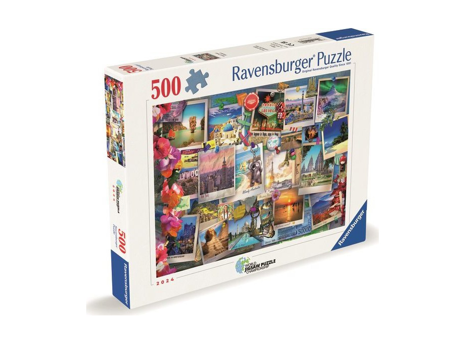 RAVENSBURGER Puzzle Cestovateľské poklady 500 dielikov