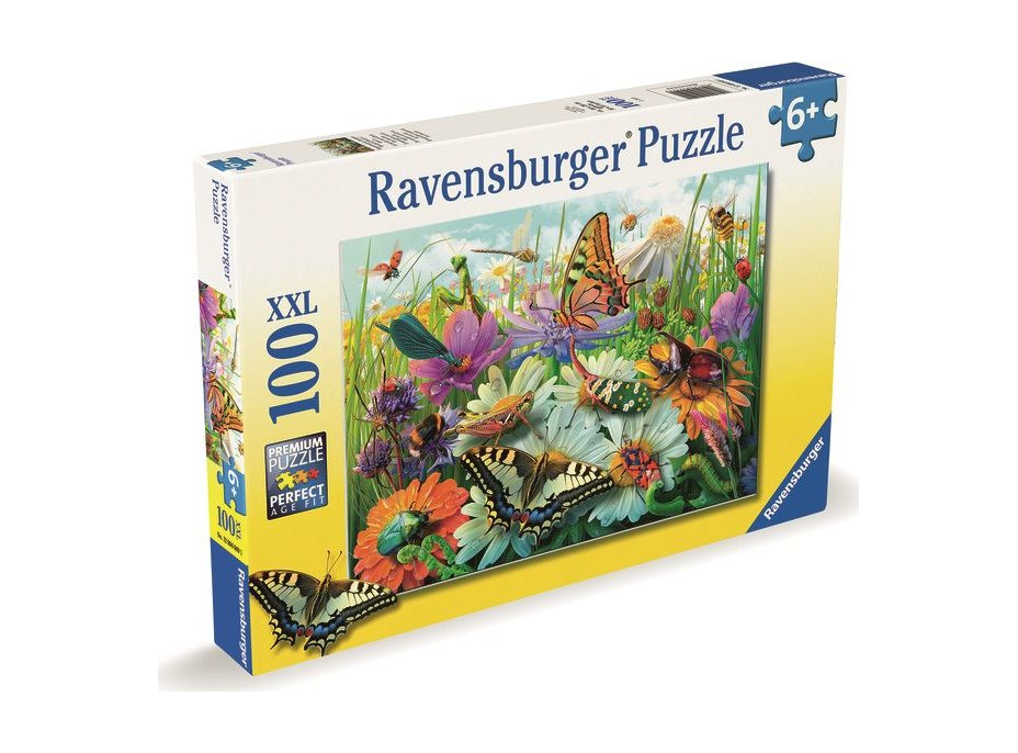 RAVENSBURGER Puzzle Zázračný svet hmyzu XXL 100 dielikov