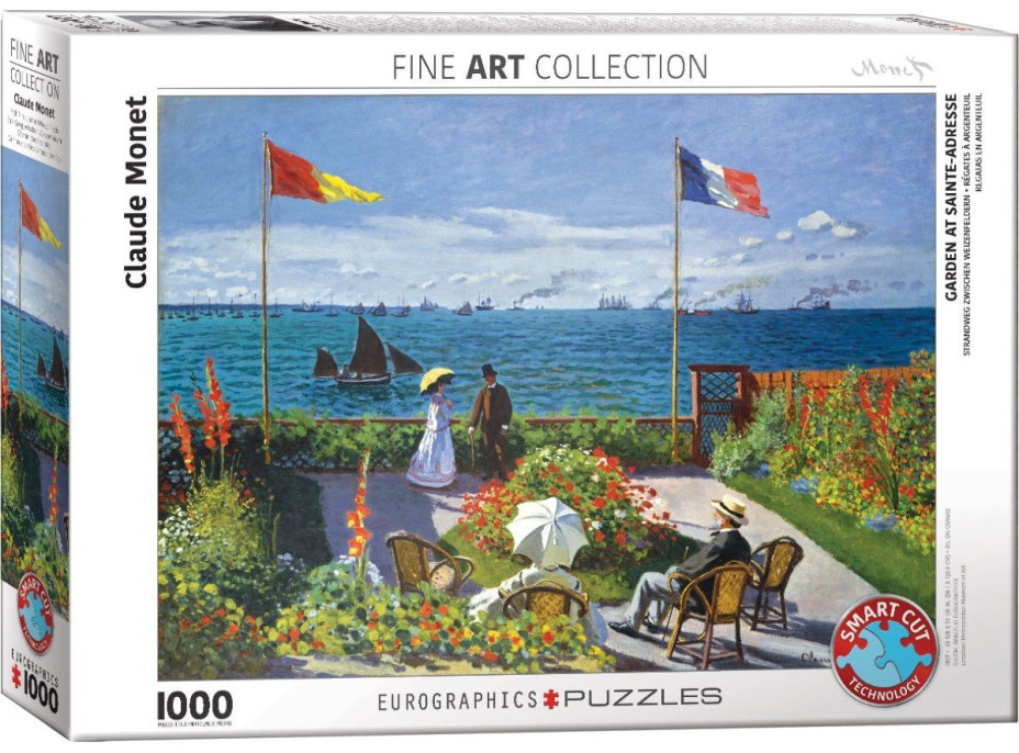 EUROGRAPHICS Puzzle Záhrada v Sainte-Adresse 1000 dielikov