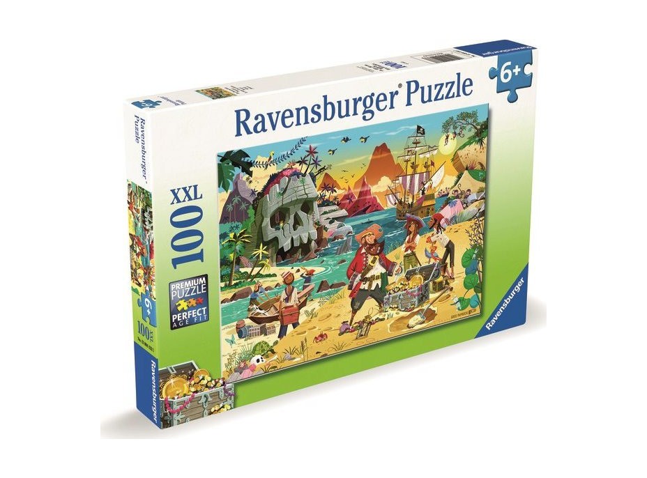 RAVENSBURGER Puzzle Dobrodružstvo pirátov XXL 100 dielikov