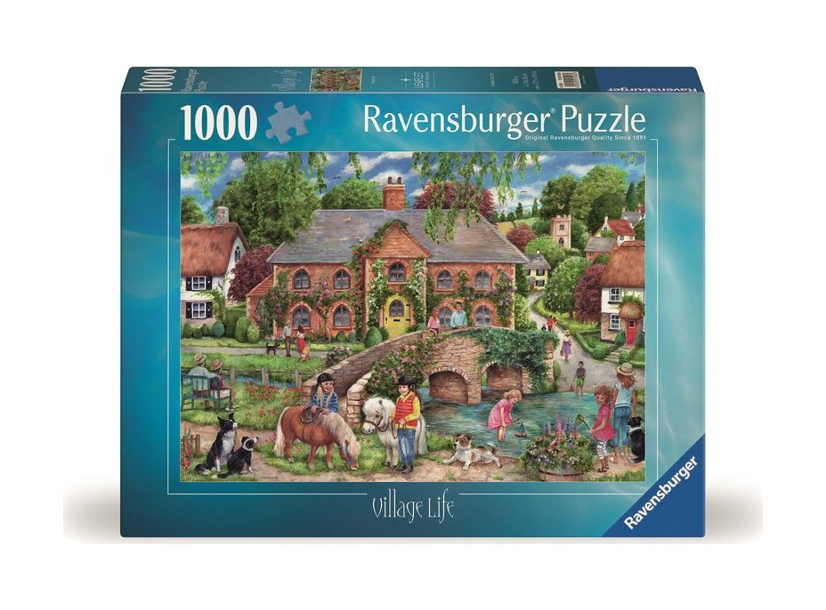 RAVENSBURGER Puzzle Život na dedine 1000 dielikov