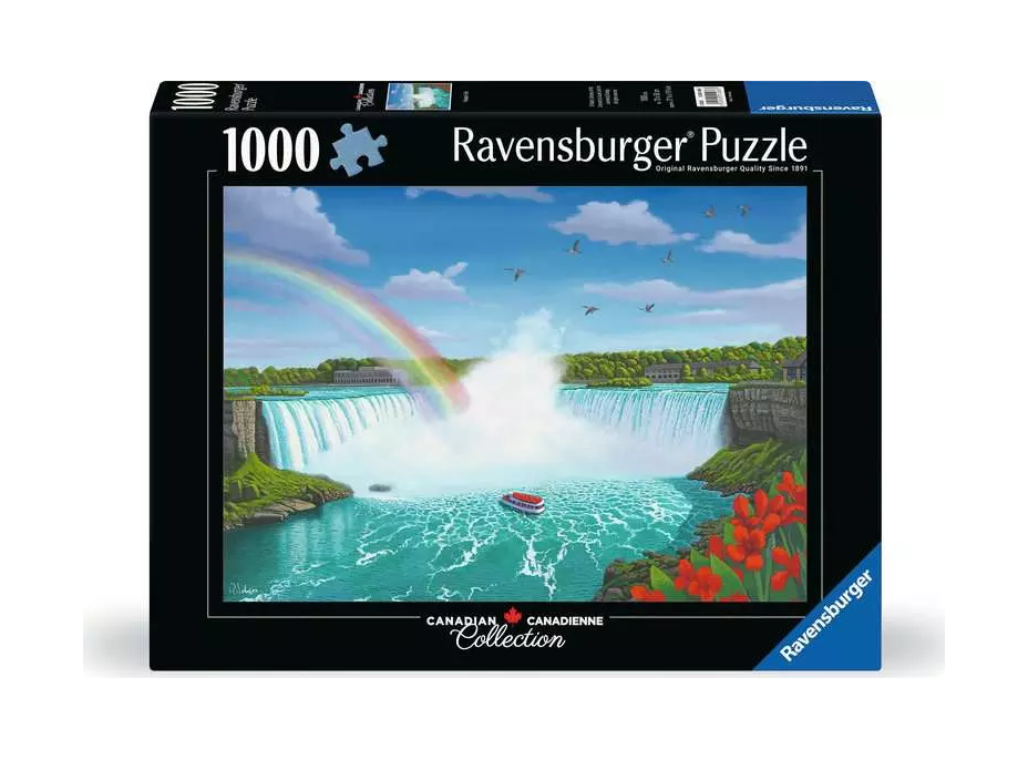 RAVENSBURGER Puzzle Niagarské vodopády 1000 dielikov