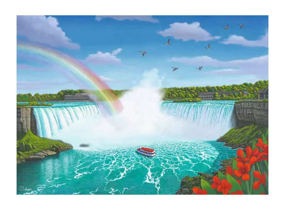 RAVENSBURGER Puzzle Niagarské vodopády 1000 dielikov