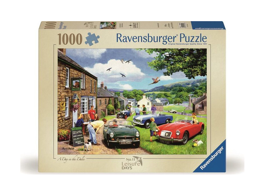 RAVENSBURGER Puzzle Odpočinkový deň v údolí 1000 dielikov