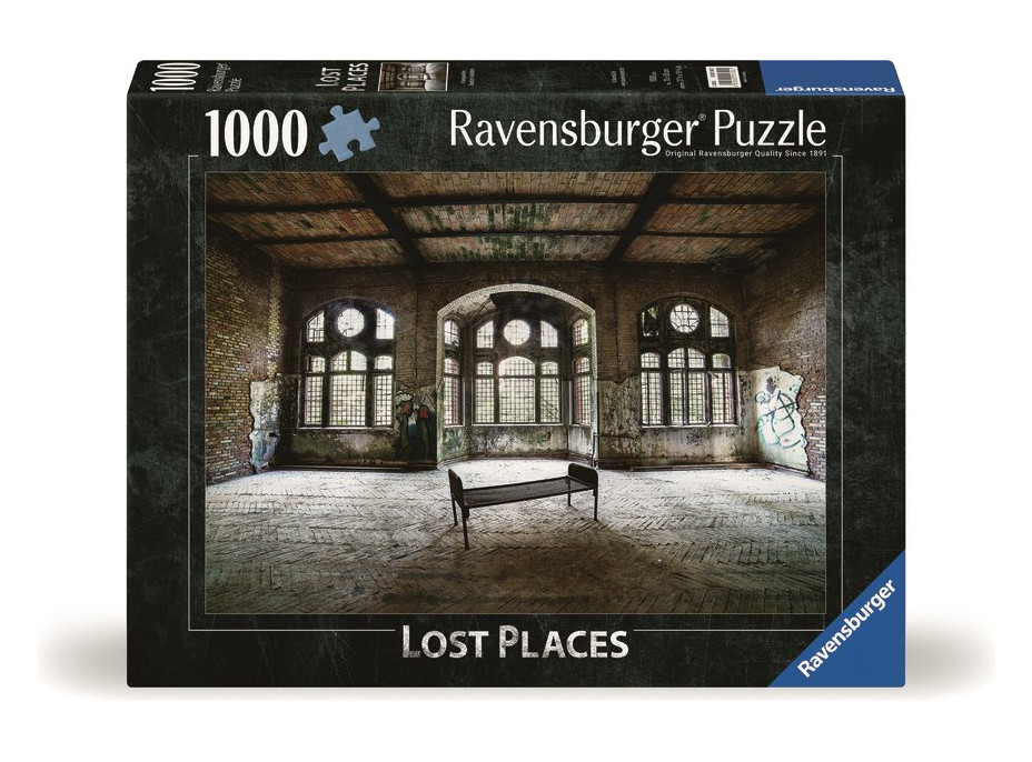 RAVENSBURGER Puzzle Stratené miesta: Opustená komnata 1000 dielikov