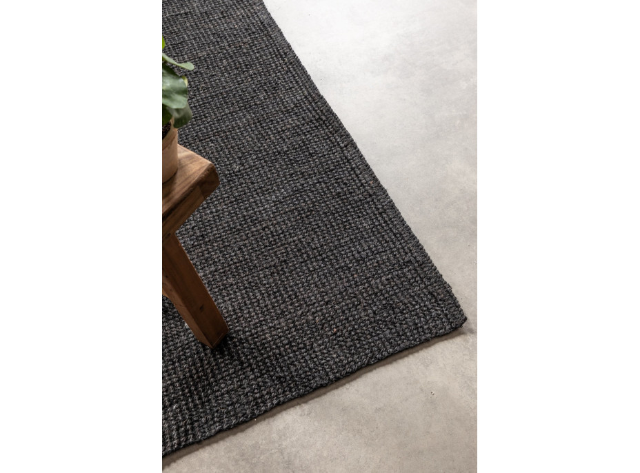 Behúň Bouclé Jute 105976 Black