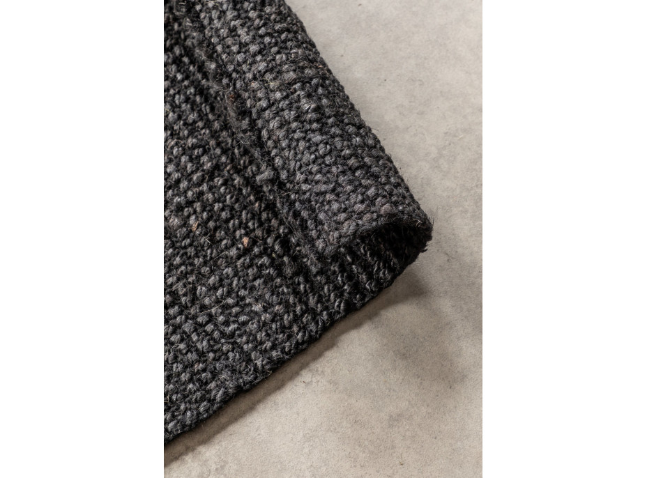 Behúň Bouclé Jute 105976 Black