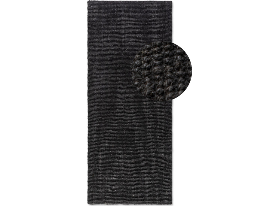 Behúň Bouclé Jute 105976 Black