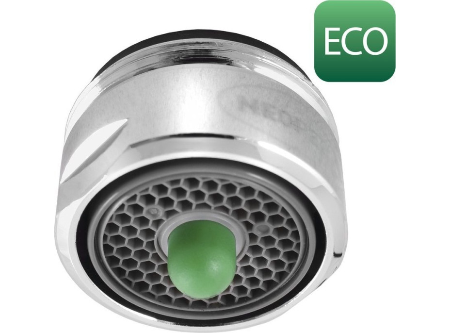 Sapho NEOPERL perlátor úsporný ECO PUSH 5 l/min, vonkajší závit M24x1, chróm 3075.103