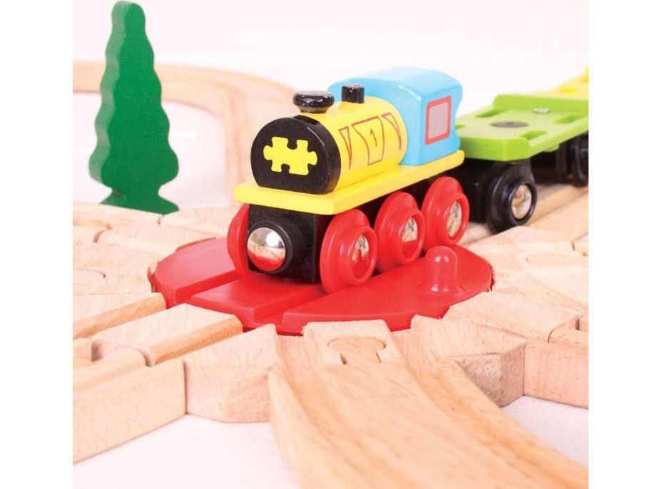 Bigjigs Rail Točňa s 8 výjazdmi