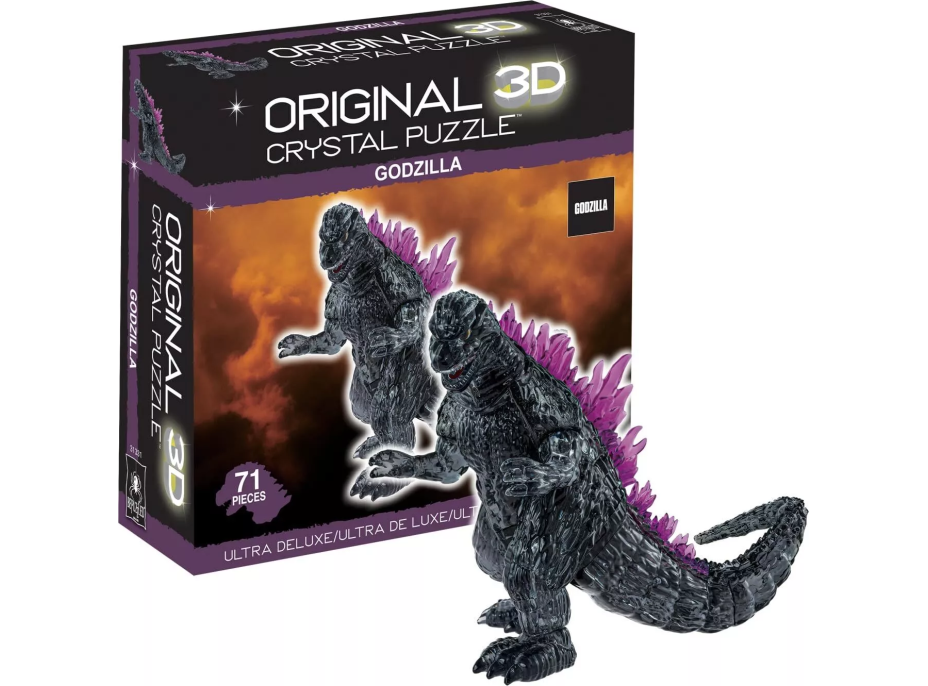 HCM KINZEL 3D Crystal puzzle Godzilla 71 dielikov