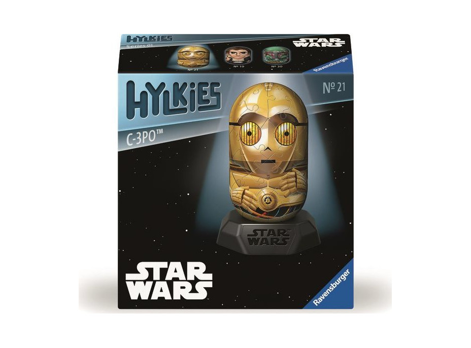 RAVENSBURGER 3D puzzle Hylkies: Star Wars: C-3PO 54 dielikov