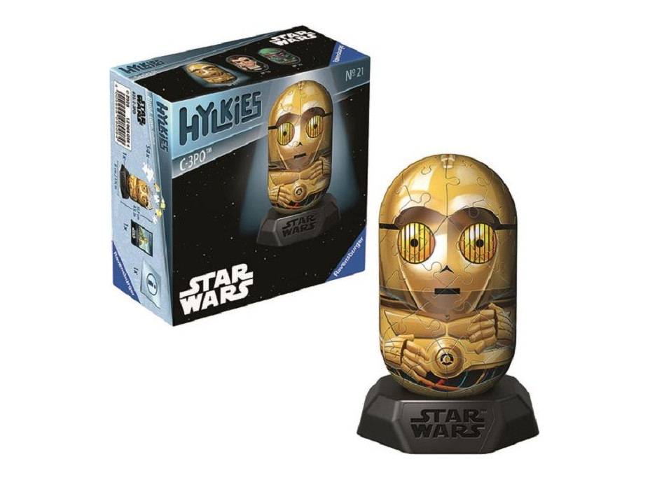 RAVENSBURGER 3D puzzle Hylkies: Star Wars: C-3PO 54 dielikov