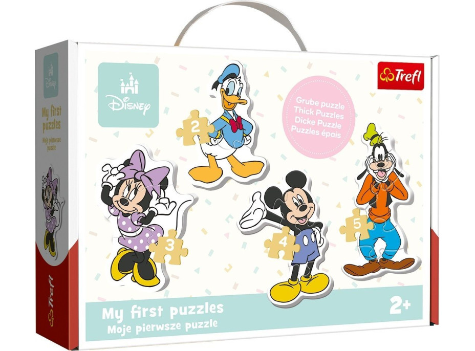 TREFL Baby puzzle Disney: Mickey a priatelia 4v1 (2,3,4,5 dielikov)