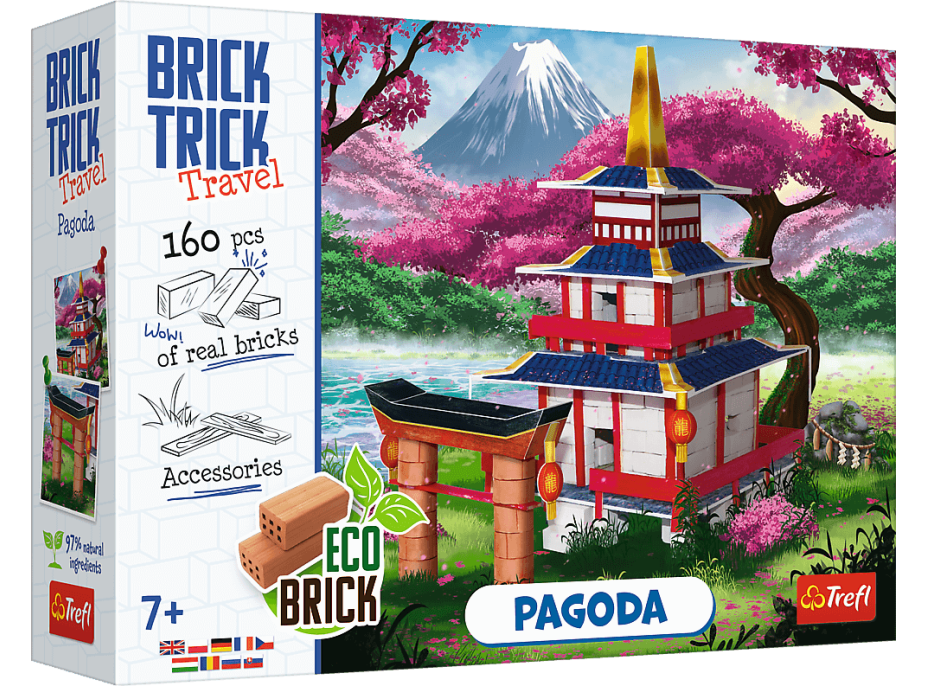 TREFL BRICK TRICK Pagoda M 160 dielov