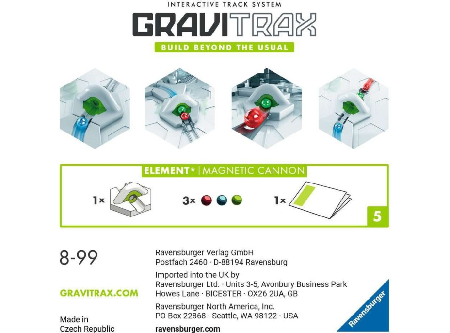 RAVENSBURGER GraviTrax Magnetický kanón