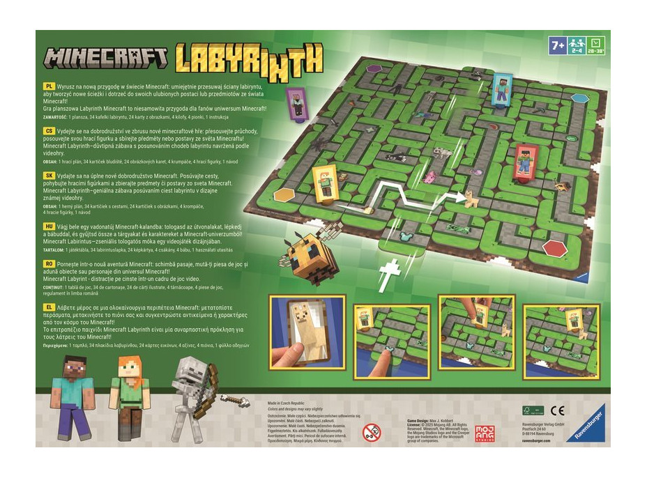 RAVENSBURGER Hra Labyrinth Minecraft