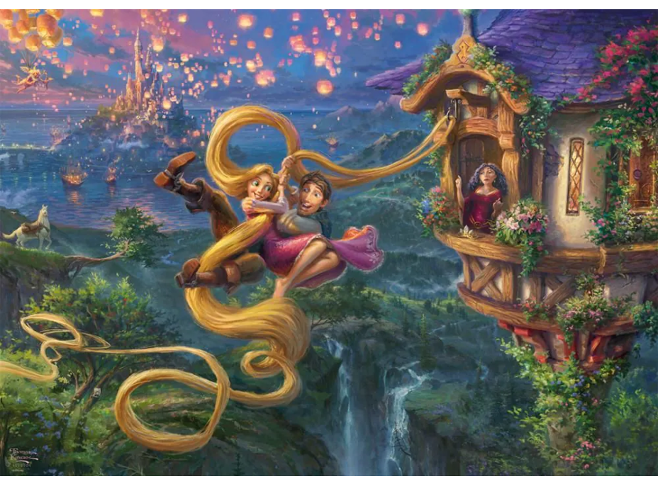 SCHMIDT Puzzle Disney: Locika a Flynn 1000 dielikov