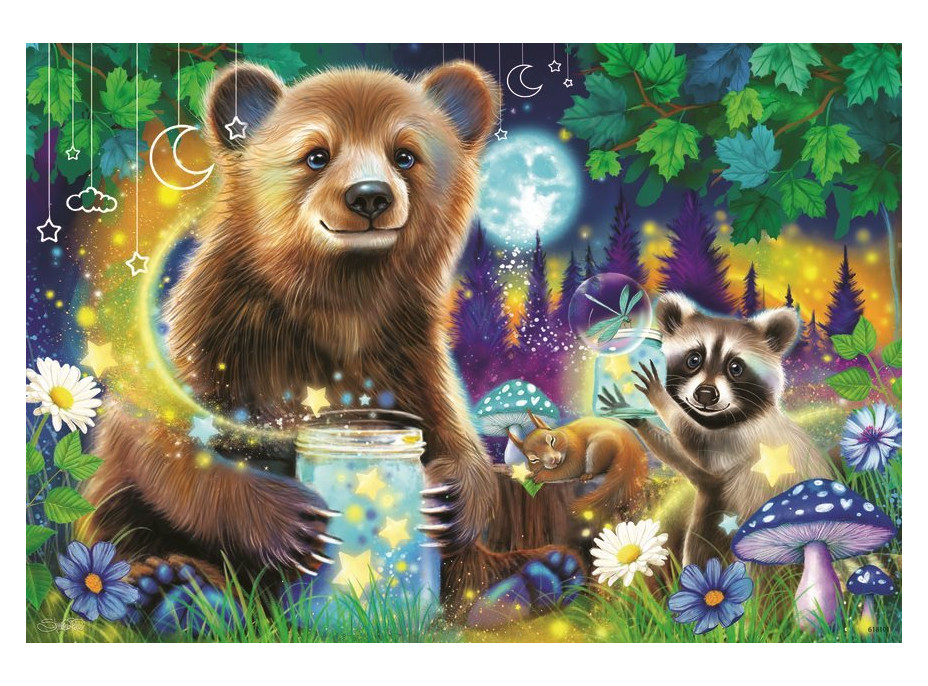 RAVENSBURGER Puzzle Kamaráti z kúzelného lesa 2x24 dielikov