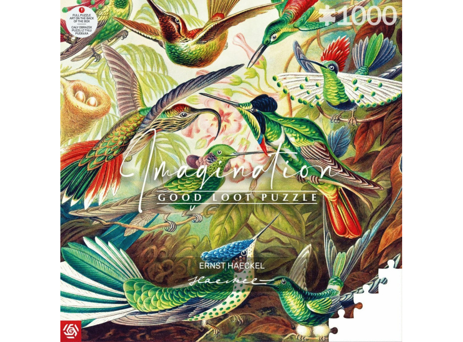 GOOD LOOT Puzzle Imagination: Ernst Haeckel - Kolibríky 1000 dielikov