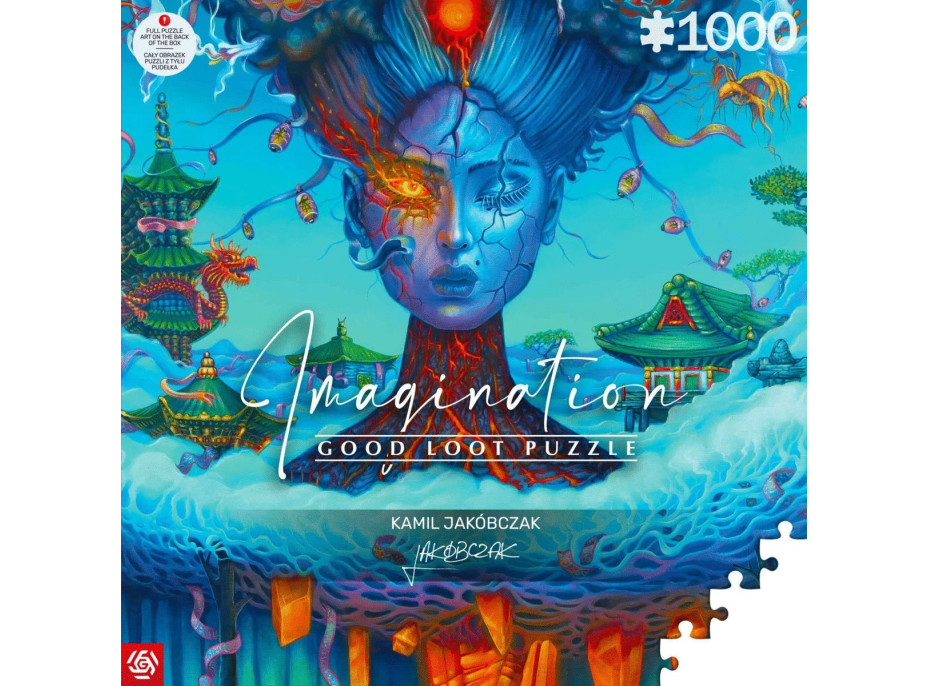 GOOD LOOT Puzzle Imagination: Kamil Jakóbczak - Fudži 1000 dielikov