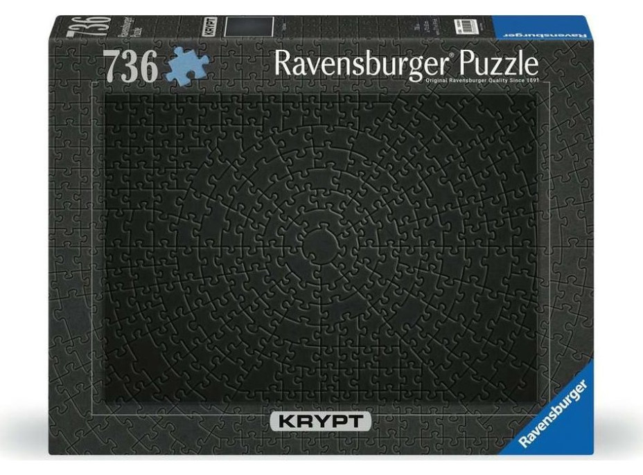 RAVENSBURGER Puzzle Krypt Black 736 dielikov