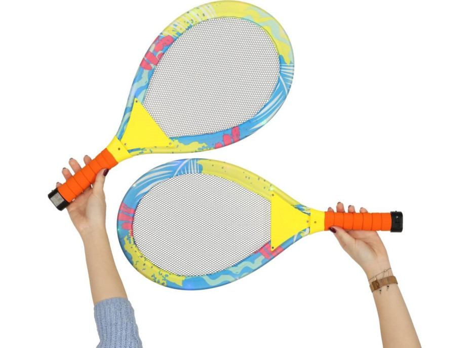 KIK Veľké LED rakety na plážový tenis, bedminton