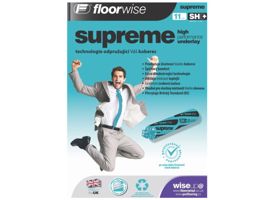 Podložka pod koberec FLOORWISE Supreme (rola 15 m2)