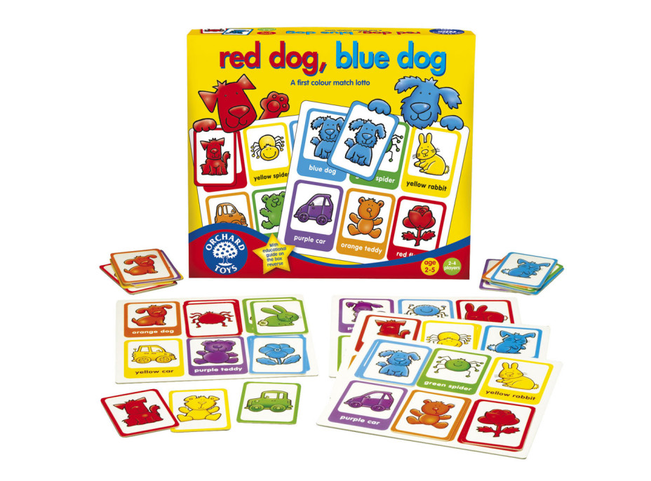Spoločenská hra Červený a modrý psík