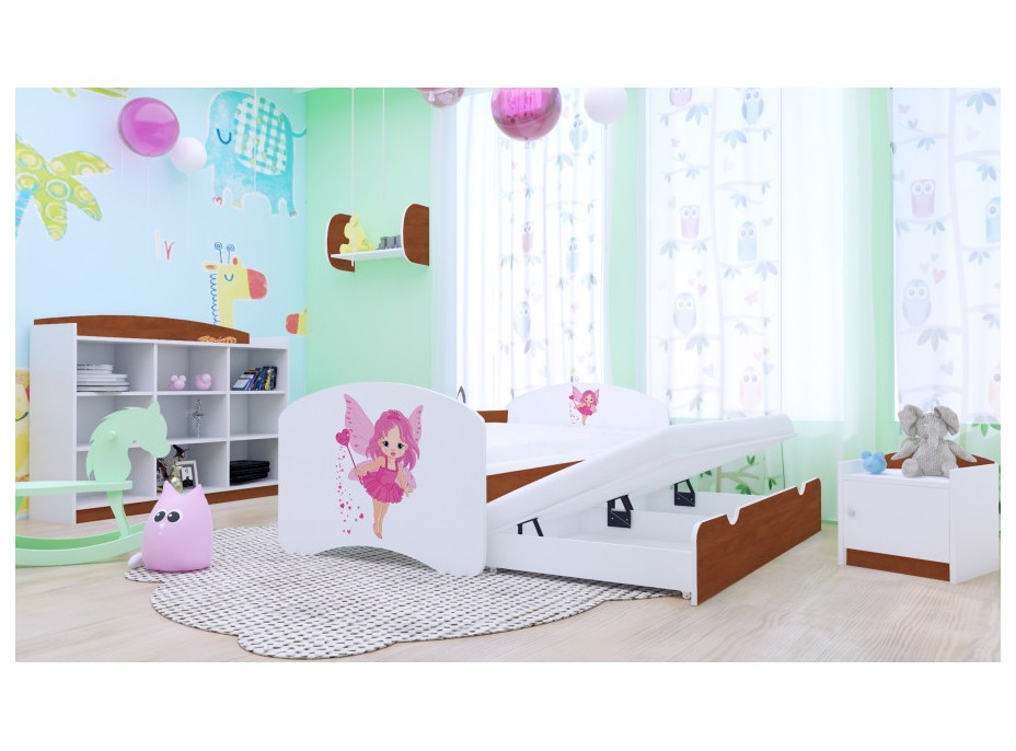 Detská posteľ pre DVA (s výsuvným lôžkom) 200x90 cm - VÍLA