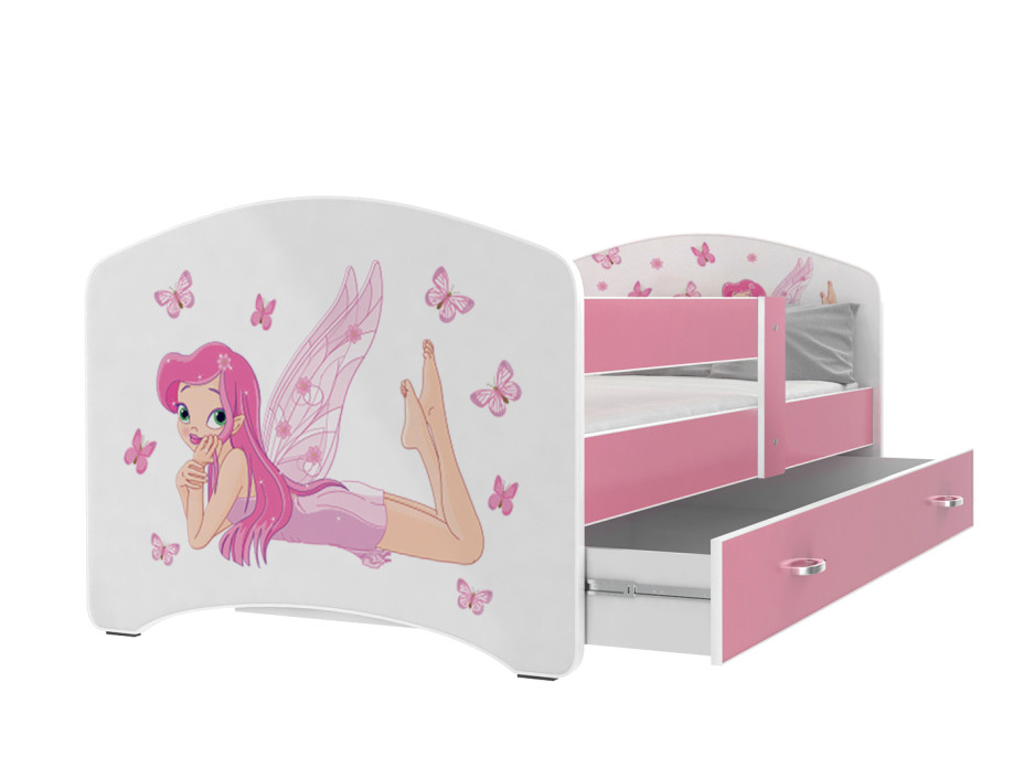 Detská posteľ LUCY so šuplíkom - 140x80 cm - VÍLA